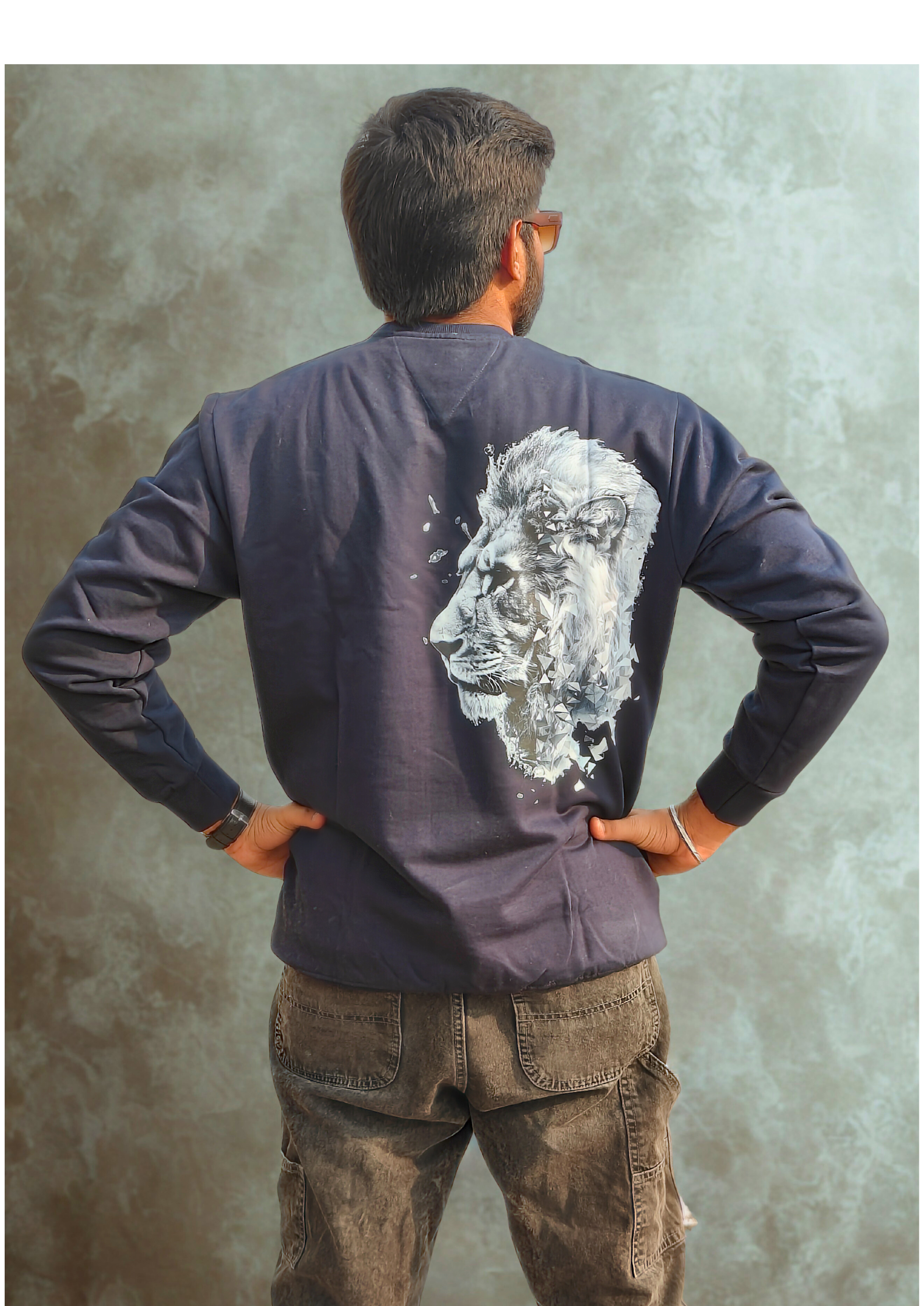 Stone & Sage “Primal Focus” Lion Sweatshirt
