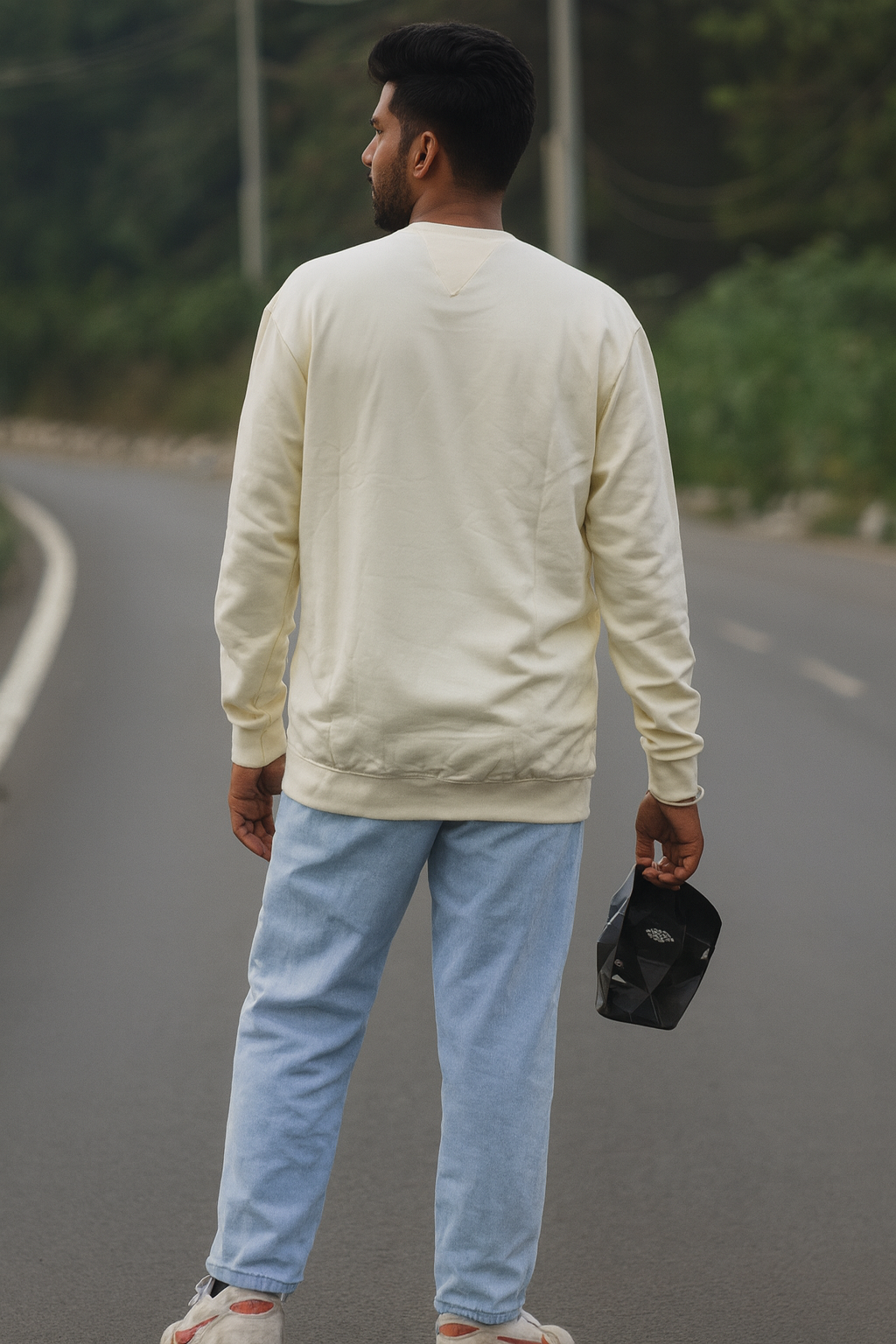 Groove winter collection -milky white Sweatshirt