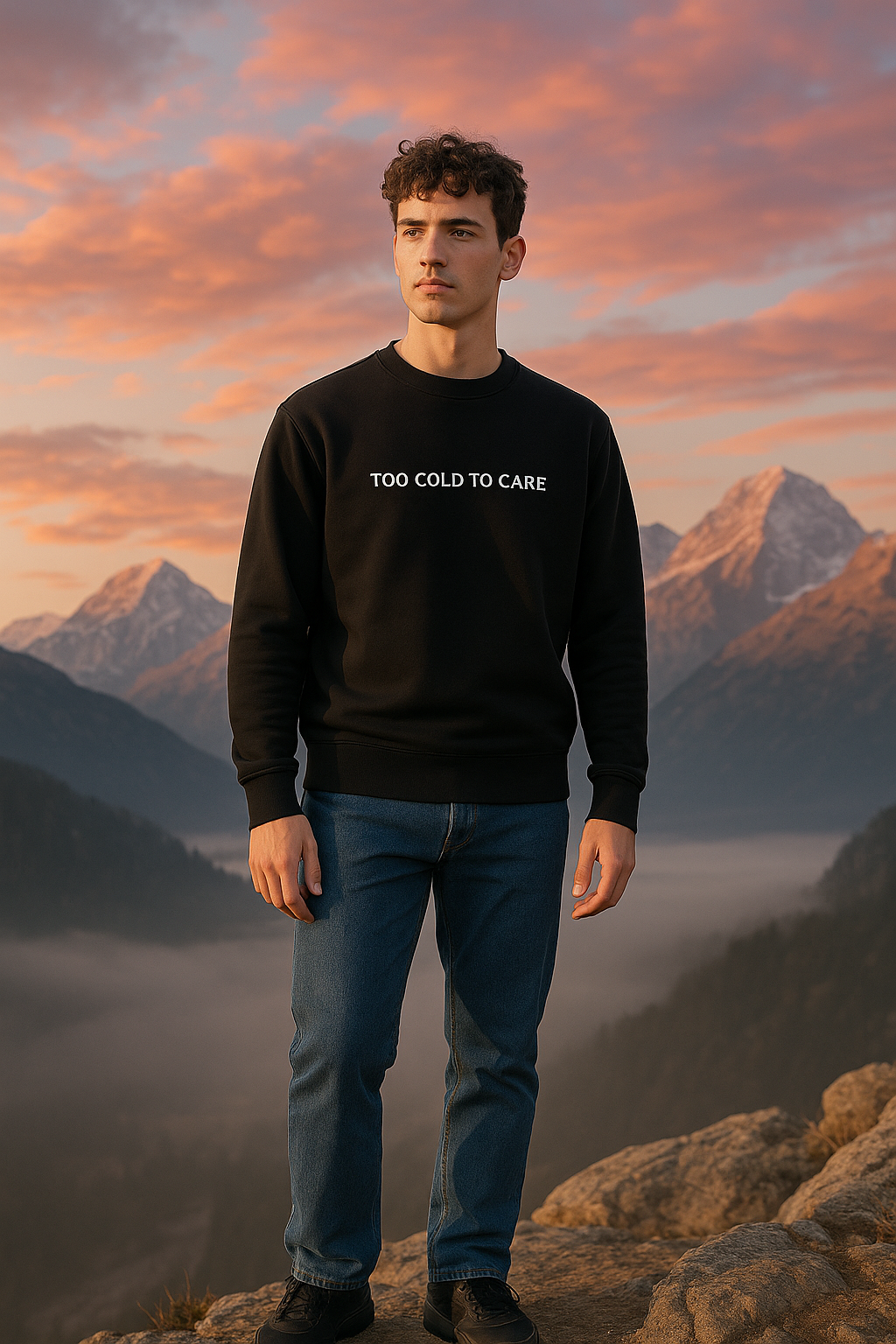 Groove winter collection -Black Sweatshirt