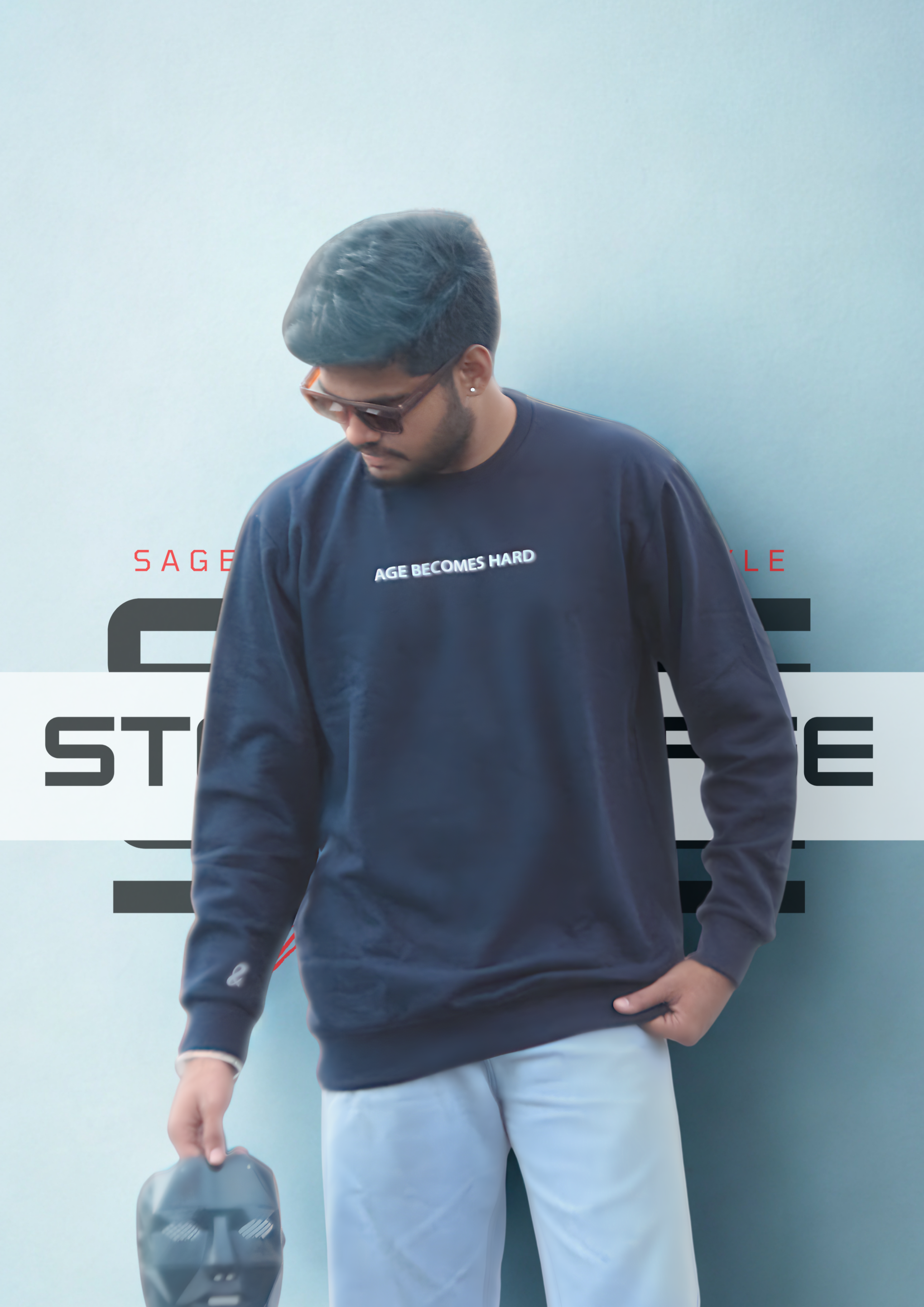Groove winter collection -Navy Blue Sweatshirt