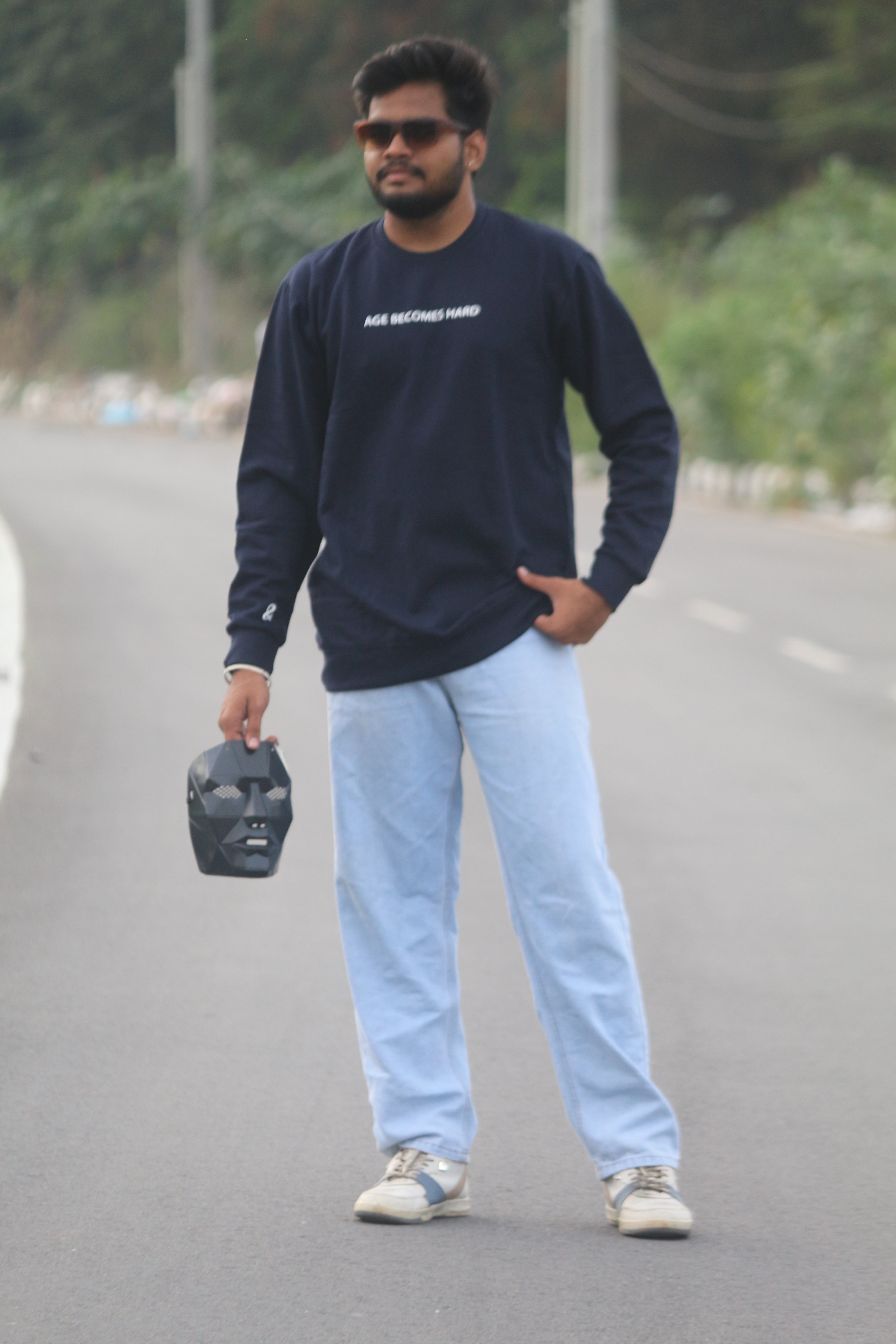 Groove winter collection -Navy Blue Sweatshirt