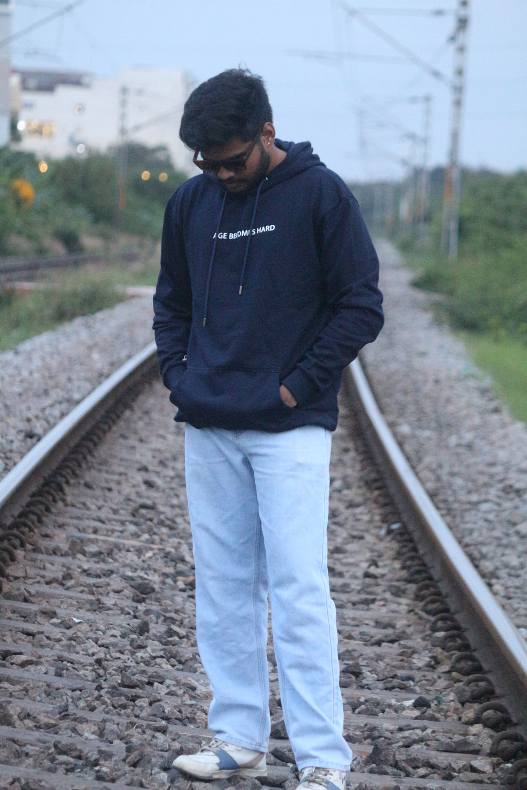 Groove Collection - Navy Blue Hoodie