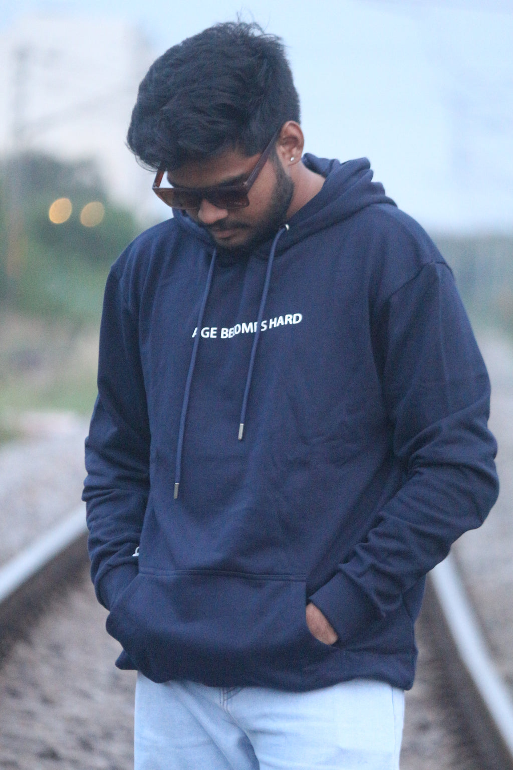 Groove Collection - Navy Blue Hoodie