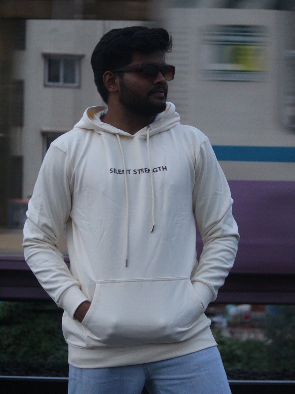 Groove Collection - Milky White Hoodie