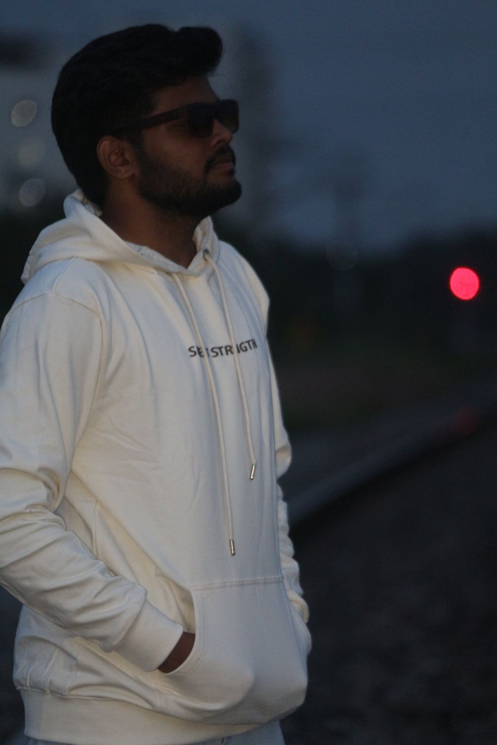 Groove Collection - Milky White Hoodie