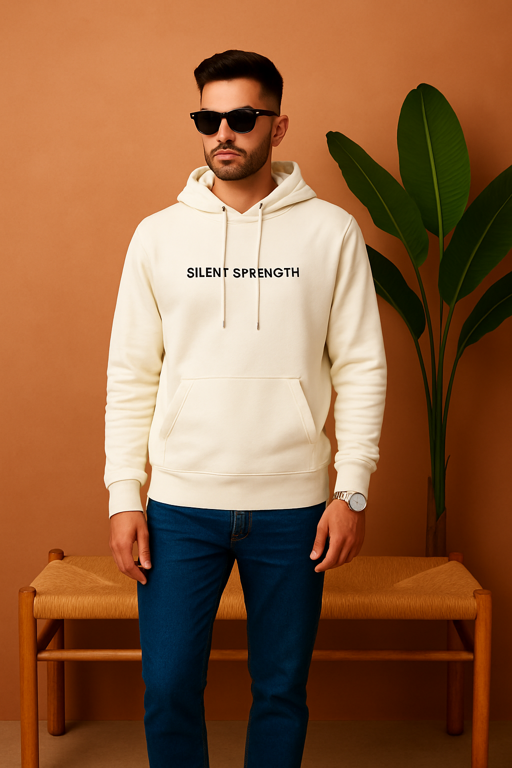 Groove Collection - Milky White Hoodie