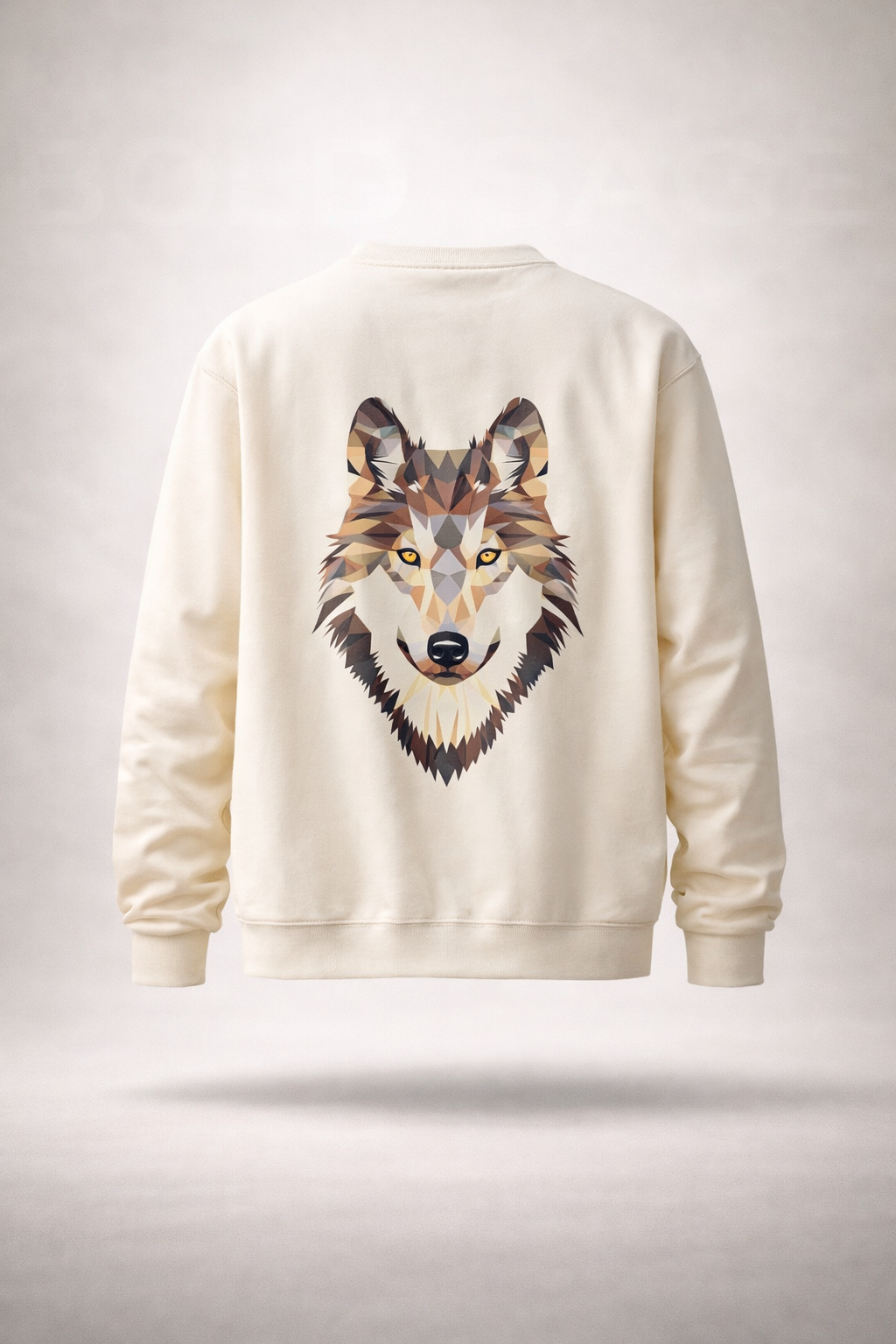Stone & Sage “Lone Instinct” Wolf Graphic Sweatshirt