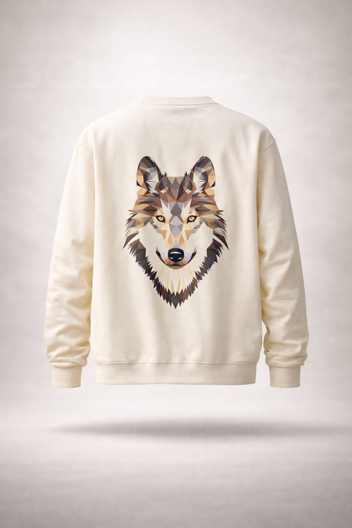Stone & Sage “Lone Instinct” Wolf Graphic Sweatshirt