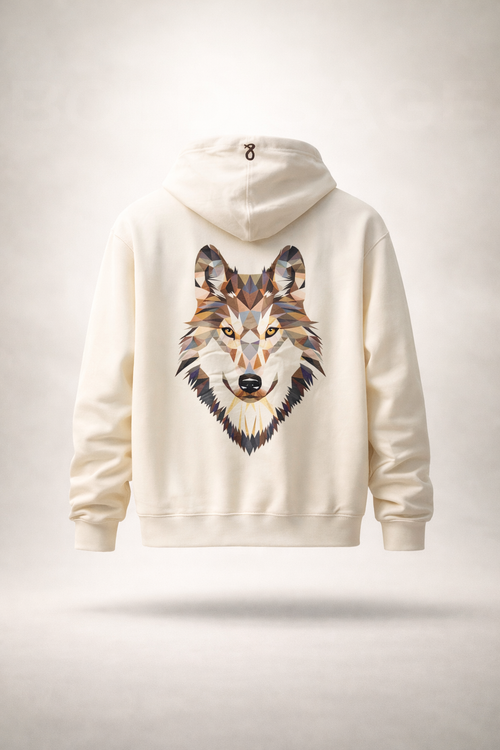 Silent Strength Hoodie– Milky White