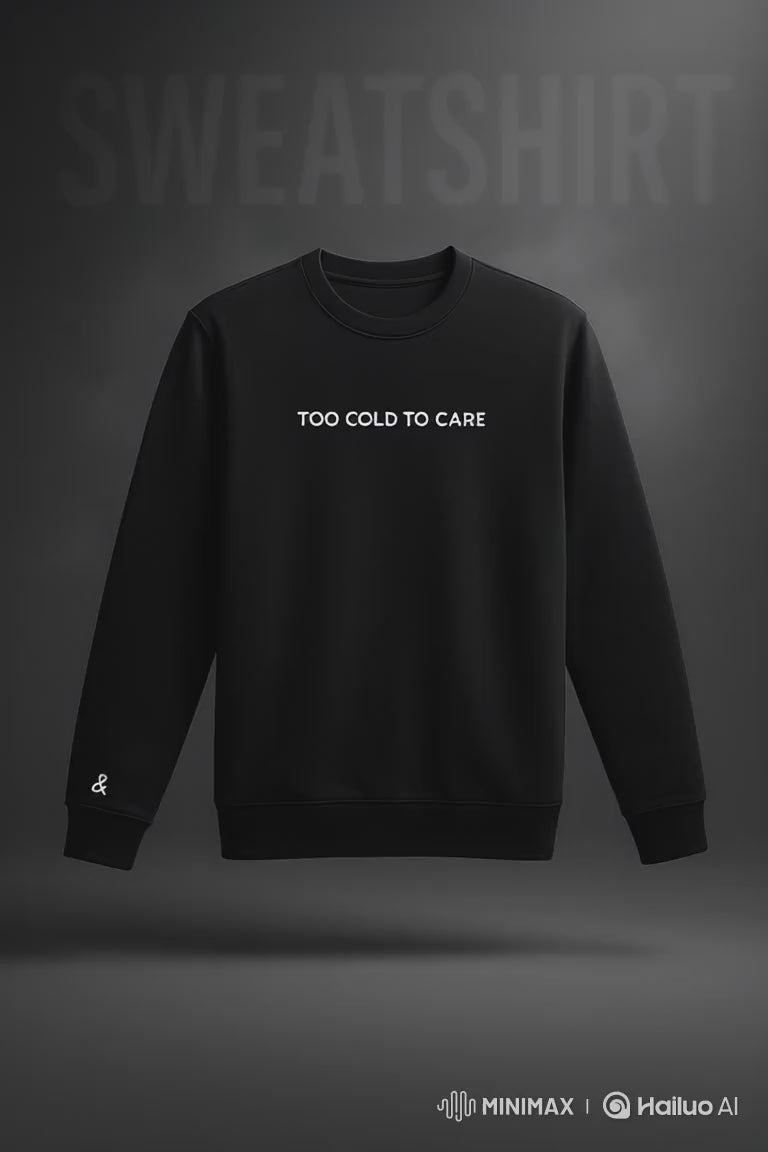 Groove winter collection -Black Sweatshirt